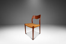 Load image into Gallery viewer, Set of Four ( 4 ) Møller Model #71 Dining Chairs in Teak & Paper Cord by Niels Møller for J.L. Møllers Møbelfabrik, Denmark, 1960's-ABT Modern