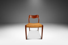 Load image into Gallery viewer, Set of Four ( 4 ) Møller Model #71 Dining Chairs in Teak & Paper Cord by Niels Møller for J.L. Møllers Møbelfabrik, Denmark, 1960's-ABT Modern