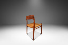 Load image into Gallery viewer, Set of Four ( 4 ) Original Møller Model #75 Dining Chairs in Teak & Paper Cord by Niels Møller for J.L. Møllers Møbelfabrik, Denmark, 1960s-ABT Modern