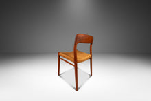 Load image into Gallery viewer, Set of Four ( 4 ) Original Møller Model #75 Dining Chairs in Teak & Paper Cord by Niels Møller for J.L. Møllers Møbelfabrik, Denmark, 1960s-ABT Modern