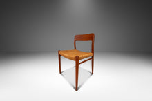 Load image into Gallery viewer, Set of Four ( 4 ) Original Møller Model #75 Dining Chairs in Teak & Paper Cord by Niels Møller for J.L. Møllers Møbelfabrik, Denmark, 1960s-ABT Modern