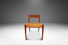 Load image into Gallery viewer, Set of Four ( 4 ) Original Møller Model #75 Dining Chairs in Teak & Paper Cord by Niels Møller for J.L. Møllers Møbelfabrik, Denmark, 1960s-ABT Modern