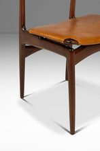 Load image into Gallery viewer, Set of Four (4) Rare Mid-Century Danish Modern Dining Chairs in Beech & Leather by Ib Kofod-Larsen for Selig, Denmark, c. 1960s-ABT Modern