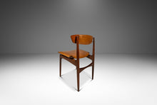 Load image into Gallery viewer, Set of Four (4) Rare Mid-Century Danish Modern Dining Chairs in Beech & Leather by Ib Kofod-Larsen for Selig, Denmark, c. 1960s-ABT Modern