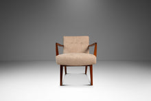 Load image into Gallery viewer, Set of Four (4) Rare Mid-Century Modern Model C-108 Armchairs in Walnut & Beige Bouclé by Jens Risom for Jens Risom Design, USA, c. 1960s-ABT Modern