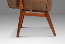 Load image into Gallery viewer, Set of Four (4) Rare Mid-Century Modern Model C-108 Armchairs in Walnut & Brown Bouclé by Jens Risom for Jens Risom Design, USA, c. 1950s-ABT Modern