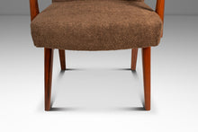 Load image into Gallery viewer, Set of Four (4) Rare Mid-Century Modern Model C-108 Armchairs in Walnut & Brown Bouclé by Jens Risom for Jens Risom Design, USA, c. 1950s-ABT Modern