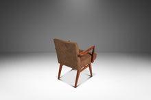Load image into Gallery viewer, Set of Four (4) Rare Mid-Century Modern Model C-108 Armchairs in Walnut & Brown Bouclé by Jens Risom for Jens Risom Design, USA, c. 1950s-ABT Modern