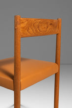 Load image into Gallery viewer, Set of Four (4) Restored Mid-Century Danish Modern Dining Chairs in Teak & Leather Poul M. Volther for Frem Røjle, Denmark, c. 1960's-ABT Modern