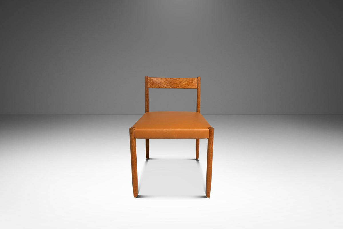 Set of Four (4) Restored Mid-Century Danish Modern Dining Chairs in Te