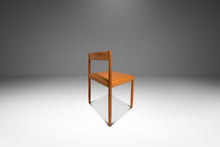 Load image into Gallery viewer, Set of Four (4) Restored Mid-Century Danish Modern Dining Chairs in Teak & Leather Poul M. Volther for Frem Røjle, Denmark, c. 1960's-ABT Modern