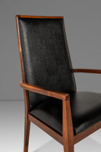 Load image into Gallery viewer, Set of Four (4) Restored Mid-Century Modern High-Back Dining Chairs in Walnut & Vinyl by Milo Baughman for Dillingham, USA, c. 1960s-ABT Modern
