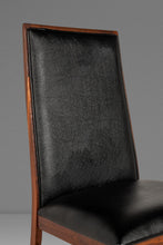 Load image into Gallery viewer, Set of Four (4) Restored Mid-Century Modern High-Back Dining Chairs in Walnut & Vinyl by Milo Baughman for Dillingham, USA, c. 1960s-ABT Modern