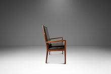 Load image into Gallery viewer, Set of Four (4) Restored Mid-Century Modern High-Back Dining Chairs in Walnut & Vinyl by Milo Baughman for Dillingham, USA, c. 1960s-ABT Modern