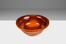 Load image into Gallery viewer, Set of Seven (7) Mid-Century Organic Modern Wood-Turned Serving Bowles in Solid Cherry Wood, USA, c. 1980's-ABT Modern