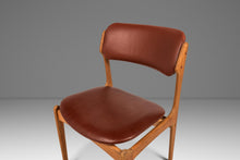 Load image into Gallery viewer, Set of Six (6) Bespoke Danish Modern Model 49 Dining Chairs in Teak & New Leather by Erik Buch for O. D. Møbler, Denmark, c. 1960s-ABT Modern