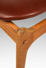 Load image into Gallery viewer, Set of Six (6) Bespoke Danish Modern Model 49 Dining Chairs in Teak & New Leather by Erik Buch for O. D. Møbler, Denmark, c. 1960s-ABT Modern
