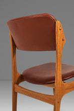 Load image into Gallery viewer, Set of Six (6) Bespoke Danish Modern Model 49 Dining Chairs in Teak & New Leather by Erik Buch for O. D. Møbler, Denmark, c. 1960s-ABT Modern