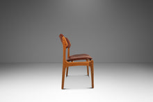 Load image into Gallery viewer, Set of Six (6) Bespoke Danish Modern Model 49 Dining Chairs in Teak & New Leather by Erik Buch for O. D. Møbler, Denmark, c. 1960s-ABT Modern