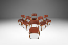 Load image into Gallery viewer, Set of Six (6) Bespoke Danish Modern Model 49 Dining Chairs in Teak & New Leather by Erik Buch for O. D. Møbler, Denmark, c. 1960s-ABT Modern