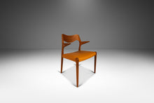 Load image into Gallery viewer, Set of Six (6) Bespoke Møller Model #71 Dining Chairs in Solid Teak & Leather by Niels Møller for J.L. Møllers Møbelfabrik, Denmark, 1960's-ABT Modern