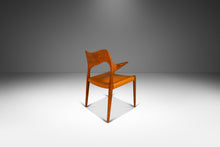 Load image into Gallery viewer, Set of Six (6) Bespoke Møller Model #71 Dining Chairs in Solid Teak & Leather by Niels Møller for J.L. Møllers Møbelfabrik, Denmark, 1960's-ABT Modern