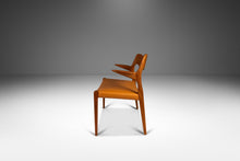 Load image into Gallery viewer, Set of Six (6) Bespoke Møller Model #71 Dining Chairs in Solid Teak & Leather by Niels Møller for J.L. Møllers Møbelfabrik, Denmark, 1960's-ABT Modern