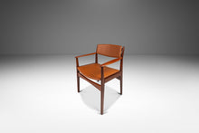 Load image into Gallery viewer, Set of Six (6) Danish Mid-Century Modern Dining Chairs in Teak & Vinyl by Poul Volther for Frem Røjle, Denmark, c. 1960's-ABT Modern