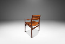 Load image into Gallery viewer, Set of Six (6) Danish Mid-Century Modern Dining Chairs in Teak & Vinyl by Poul Volther for Frem Røjle, Denmark, c. 1960's-ABT Modern