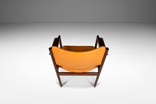Load image into Gallery viewer, Set of Six (6) Danish Modern Arm Chairs in Solid Mahogany & Caramel Leather by Danish Overseas Imports, c. 1960's-ABT Modern
