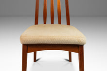 Load image into Gallery viewer, Set of Six ( 6 ) Danish Modern Dining Chairs in Solid Teak & Original Upholstery by Benny Linden for Benny Linden Design, c. 1970's-ABT Modern