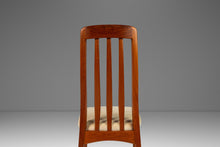 Load image into Gallery viewer, Set of Six ( 6 ) Danish Modern Dining Chairs in Solid Teak & Original Upholstery by Benny Linden for Benny Linden Design, c. 1970's-ABT Modern