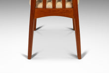 Load image into Gallery viewer, Set of Six ( 6 ) Danish Modern Dining Chairs in Solid Teak & Original Upholstery by Benny Linden for Benny Linden Design, c. 1970's-ABT Modern