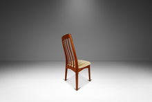 Load image into Gallery viewer, Set of Six ( 6 ) Danish Modern Dining Chairs in Solid Teak & Original Upholstery by Benny Linden for Benny Linden Design, c. 1970's-ABT Modern
