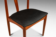 Load image into Gallery viewer, Set of Six ( 6 ) Danish Modern 'Juliane' Dining Chairs in Teak & Leather by Johannes Andersen for Uldum Møbelfabrik, Denmark, c. 1960's-ABT Modern
