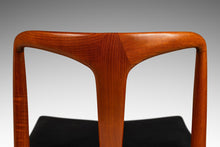 Load image into Gallery viewer, Set of Six ( 6 ) Danish Modern 'Juliane' Dining Chairs in Teak & Leather by Johannes Andersen for Uldum Møbelfabrik, Denmark, c. 1960's-ABT Modern