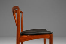 Load image into Gallery viewer, Set of Six ( 6 ) Danish Modern 'Juliane' Dining Chairs in Teak & Leather by Johannes Andersen for Uldum Møbelfabrik, Denmark, c. 1960's-ABT Modern