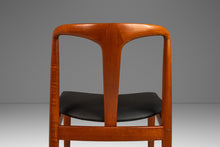 Load image into Gallery viewer, Set of Six ( 6 ) Danish Modern 'Juliane' Dining Chairs in Teak & Leather by Johannes Andersen for Uldum Møbelfabrik, Denmark, c. 1960's-ABT Modern