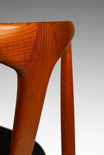 Load image into Gallery viewer, Set of Six ( 6 ) Danish Modern 'Juliane' Dining Chairs in Teak & Leather by Johannes Andersen for Uldum Møbelfabrik, Denmark, c. 1960's-ABT Modern
