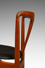 Load image into Gallery viewer, Set of Six ( 6 ) Danish Modern 'Juliane' Dining Chairs in Teak & Leather by Johannes Andersen for Uldum Møbelfabrik, Denmark, c. 1960's-ABT Modern