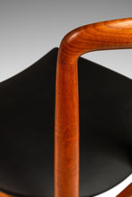 Load image into Gallery viewer, Set of Six ( 6 ) Danish Modern 'Juliane' Dining Chairs in Teak & Leather by Johannes Andersen for Uldum Møbelfabrik, Denmark, c. 1960's-ABT Modern
