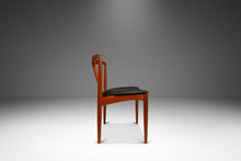Load image into Gallery viewer, Set of Six ( 6 ) Danish Modern 'Juliane' Dining Chairs in Teak & Leather by Johannes Andersen for Uldum Møbelfabrik, Denmark, c. 1960's-ABT Modern