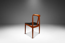 Load image into Gallery viewer, Set of Six ( 6 ) Danish Modern 'Juliane' Dining Chairs in Teak & Leather by Johannes Andersen for Uldum Møbelfabrik, Denmark, c. 1960's-ABT Modern