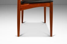 Load image into Gallery viewer, Set of Six ( 6 ) Danish Modern 'Juliane' Dining Chairs in Teak & Leather by Johannes Andersen for Uldum Møbelfabrik, Denmark, c. 1960's-ABT Modern