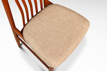 Load image into Gallery viewer, Set of Six (6) Danish Modern Sculptural Dining Chairs in Teak & New Fabric by Benny Linden for Benny Linden Designs, Thailand, c. 1970s-ABT Modern