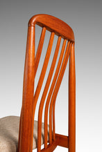 Load image into Gallery viewer, Set of Six (6) Danish Modern Sculptural Dining Chairs in Teak & New Fabric by Benny Linden for Benny Linden Designs, Thailand, c. 1970s-ABT Modern