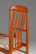 Load image into Gallery viewer, Set of Six (6) Danish Modern Sculptural Dining Chairs in Teak & New Fabric by Benny Linden for Benny Linden Designs, Thailand, c. 1970s-ABT Modern