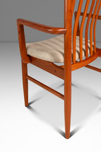 Load image into Gallery viewer, Set of Six (6) Danish Modern Sculptural Dining Chairs in Teak & New Fabric by Benny Linden for Benny Linden Designs, Thailand, c. 1970s-ABT Modern