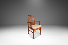 Load image into Gallery viewer, Set of Six (6) Danish Modern Sculptural Dining Chairs in Teak & New Fabric by Benny Linden for Benny Linden Designs, Thailand, c. 1970s-ABT Modern