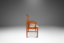 Load image into Gallery viewer, Set of Six (6) Danish Modern Sculptural Dining Chairs in Teak & New Fabric by Benny Linden for Benny Linden Designs, Thailand, c. 1970s-ABT Modern